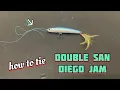 BEST WAY to tie the Double San Diego Jam Knot