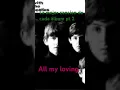 Lagu All my loving como la mejor cancion del álbum with the Beatles