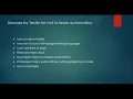 Session 9 - A Road map To Learn Automation Tools