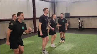 PRT Military Movement Drills Demonstration