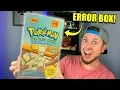 ERROR BOX Opening TOPPS POKEMON TRADING CARDS from the 90 s Mewtwo Strikes Back