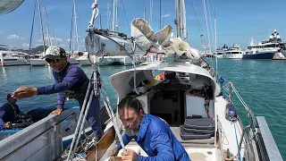 A Captain’s NIGHTMARE! Almost Getting Dismasted by A Super Yacht in Thailand!!!