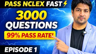 Episode 1 3000 Previously Asked NCLEX Questions 99 Pass Strategy