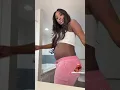 Flo Milli Showing Her Baby Bump