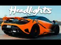 Headlights Remix - Alok \u0026 Alan Walker | Bass Boosted McLaren Car Music