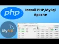 How to install php and mysql in windows 10 In Hindi php and mysql tutorials for beginners in hindi