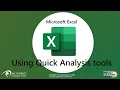 Excel Quick Analysis - Totals