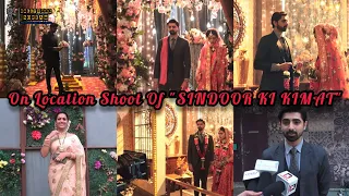 on location shoot of 