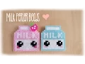 Kawaii Milk Perler Bead Crafting Tutorial
