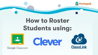 Rostering using Clever Classlink Google Classroom