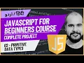 02 Primitive Data Types JavaScript Full Course in with Project 2024