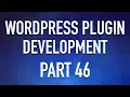 WordPress Plugin - JS Form Validation in es6
