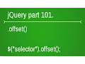jquery offset function - part 101