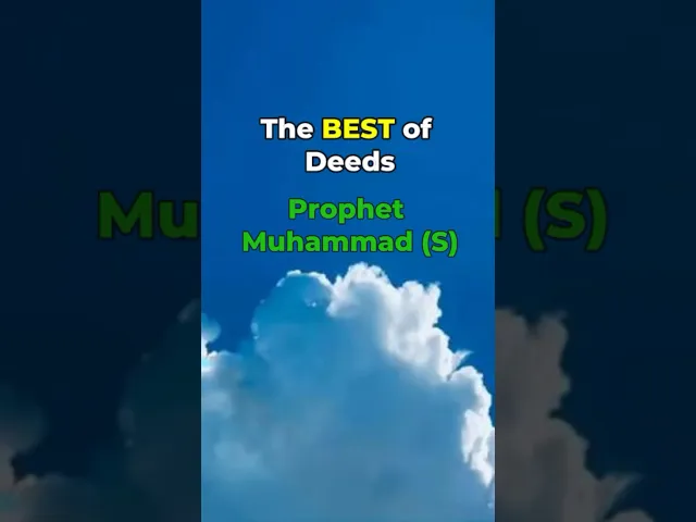 ⁣The best of deeds - Prophet Muhammad (S) #imammahdi #prophetmuhammad #ahlulbayt #jesus #peace #love