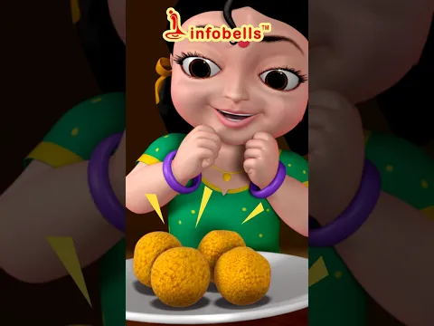 வட்டமான தட்டு தட்டு நிறைய லட்டு-Vattamana thattu | Tamil Rhymes for Kids| Infobells #siblingsfight