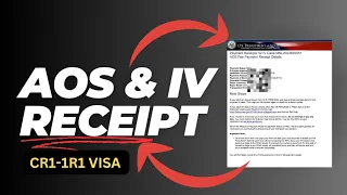 How to get the AOS and IV RECEIPT on CEAC portal for the US Immigrant Visa 2025