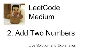 2 Add Two Numbers Leetcode Medium