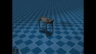 Unitree A1 Simulation in MuJoCo