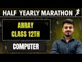ARRAY ISC CLASS 12 COMPUTER Hritik Raj