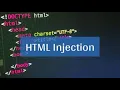 1 HTML Injection What is HTML injection