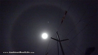 Full Halo on the Moon!  Filmed with our new Sony AX-100 in the British Virgin Islands, CARIBBEAN!