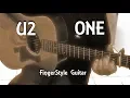 Download Lagu U2 - ONE (Fingerstyle Guitar - Free Tabs)