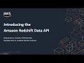 Amazon Redshift Data API