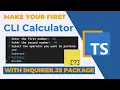 Building a Calculator with Inquirer js TypeScript Interactive CLI Tutorial