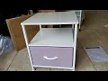 Amazon Sorbus Night Stand Drawer Assembly and Review