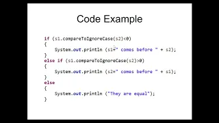 Java - Strings Lesson 3