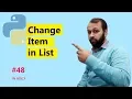 Python Tutorial Change Item In List HINDI