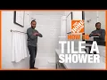 How to Tile a Shower The Home Depot
