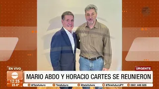 URGENTE | Mario Abdo y Horacio Cartes se reunieron