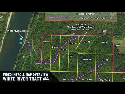 Map Overview - Tract 04 - 10 Acres of Owner Financed Land for Sale in AR - WZ04 #landforsale