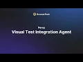 Visual Test Integration Agent Percy