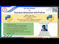 Quantum Mechanics with Python