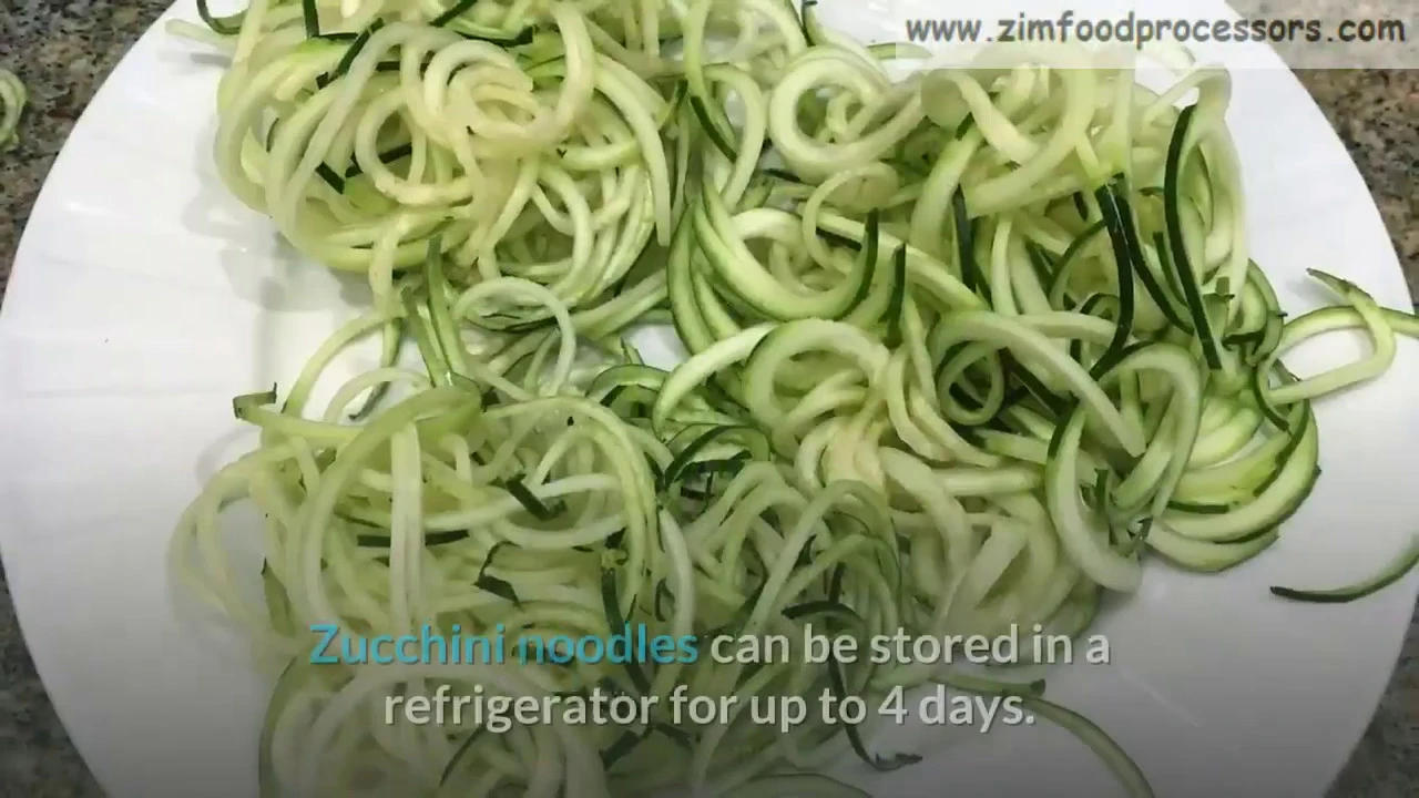 How to make zucchini noodles with Cuisinart food processor