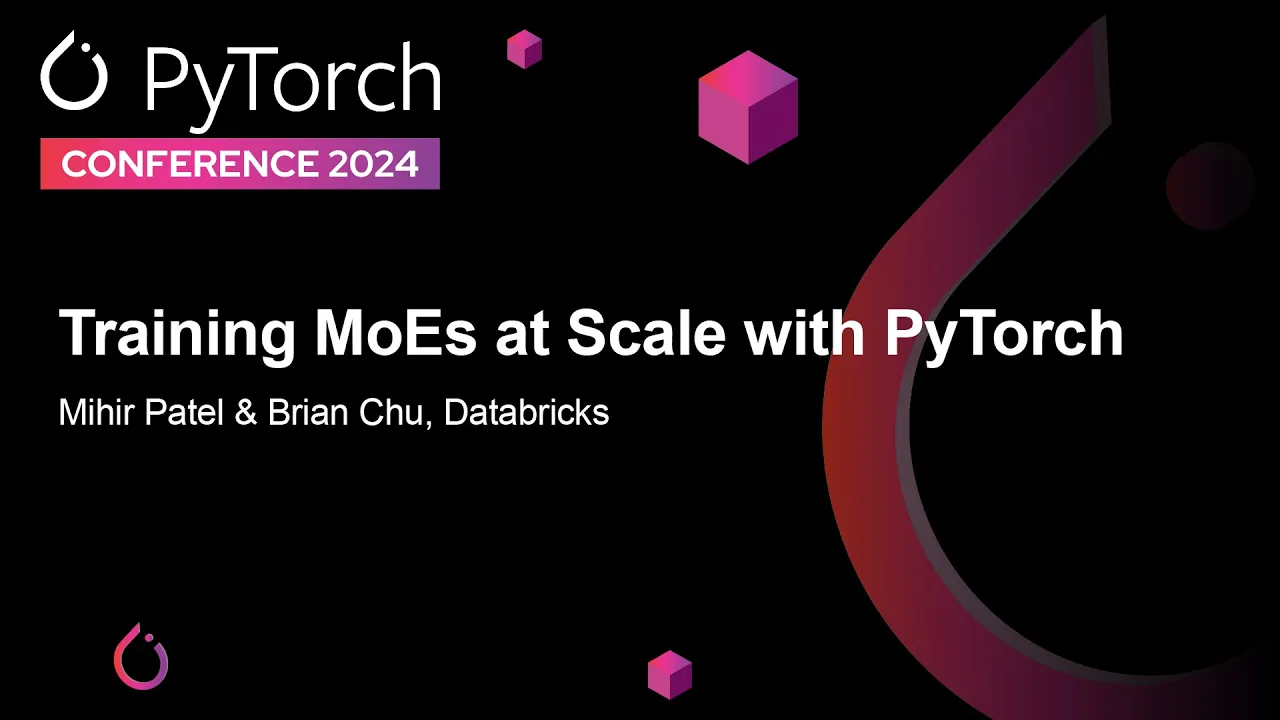 Image from Training MoEs at Scale with PyTorch