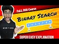 Binary Search Clear Explanation Full DSA in Java in Telugu Part 43 Engineering Animuthyam