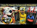 How To Fix Compressor Regulator Leak - DEWALT D55168