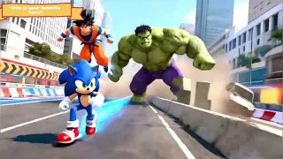 SONİC GOKU HULK THE STRONGEST WON.