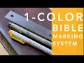 1 Color Bible Marking System