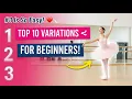 TOP 10 Beginner Ballet Variations 🩰✨ | Grace, Fire \u0026 Fairytale!