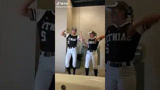 dancing tiktok vibes softball involved