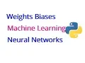 Weight and Bias Matrices Neural Networks for Machine Learning