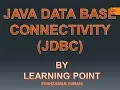Java database connectivity JDBC in