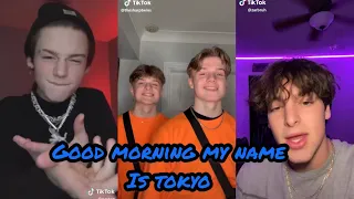 Download Good Morning my name is Tokyo {• Tik Tok Dance Compilation •} MP3