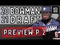 2021 Bowman Draft Autograph Checklist Part 2 of 3 MLB Draft - Baseball Card Prospecting