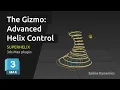 SuperHelix 3ds Max Tutorial Mastering the Gizmo to Shape Custom Helical Splines