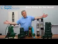 What Septic Pump Do I need